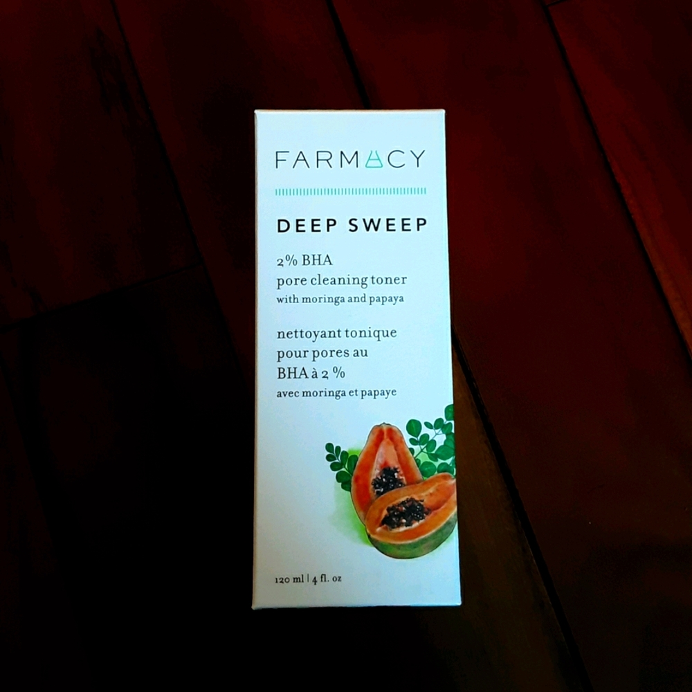 BNIB Full Sized Farmacy Deep Sweep toner